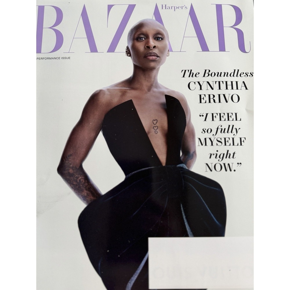 Harper's Bazaar Magazine November 2025 Cynthia Erivo Performance Issue
